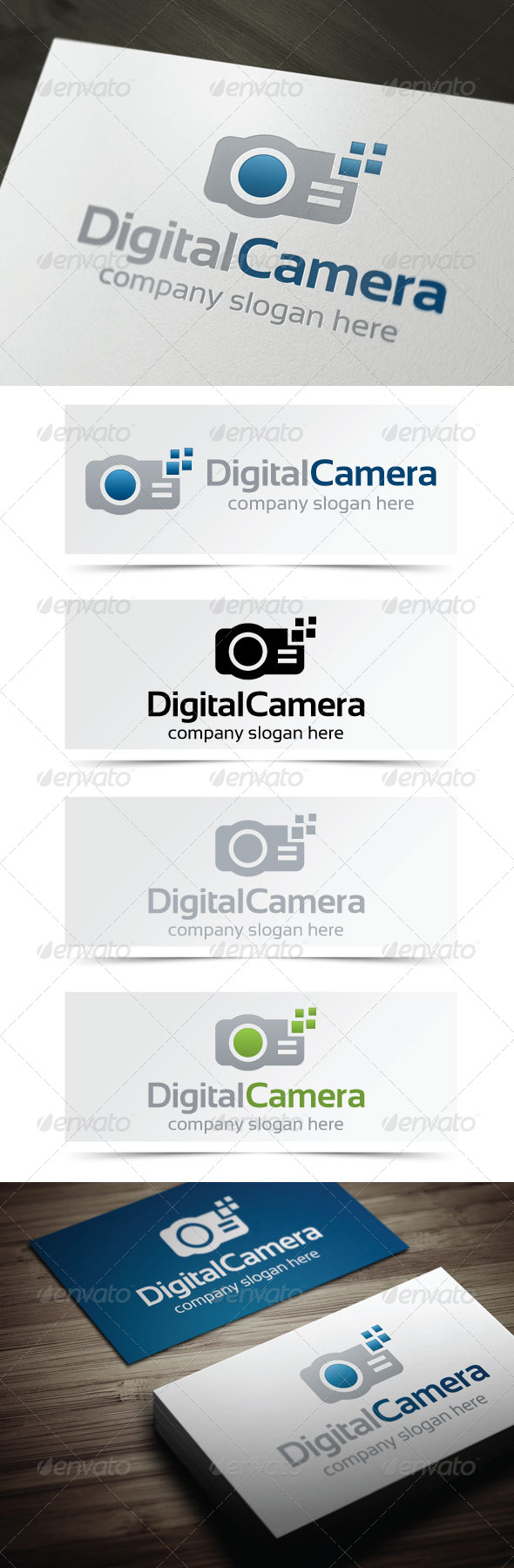 Digital Camera - Objects Logo Templates