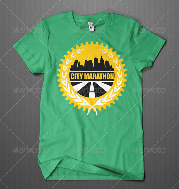 vector software shirt t City by GraphicRiver   Marathon Design Shirt T gangzar