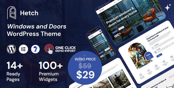 Hetch – Windows and Doors WordPress Theme