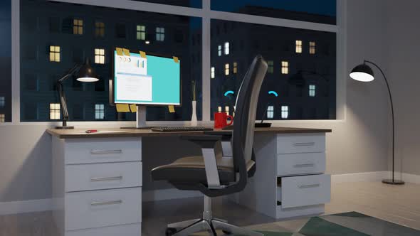 Black router  on the table in the apartment. Device is providing internet. alt