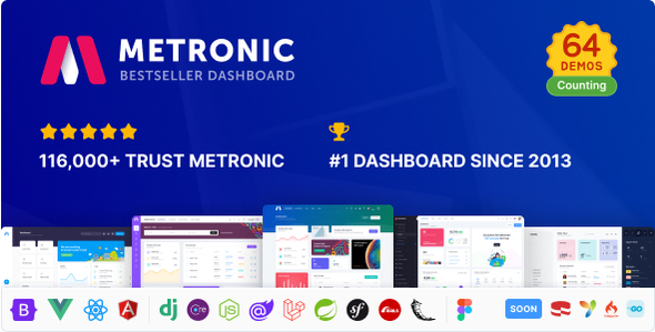 Metronic | Tailwind, Bootstrap, React, Vue, Angular, Asp.Net & Laravel Admin Dashboard HTML Template