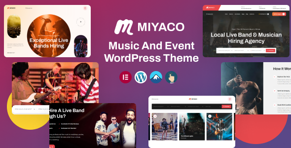 Miyaco – Music And Event WordPress Theme