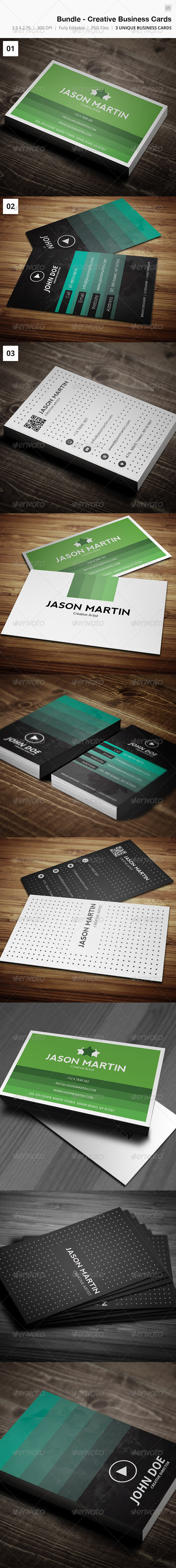 Bundle - Creative Business Card 05 - Creative Business Cards