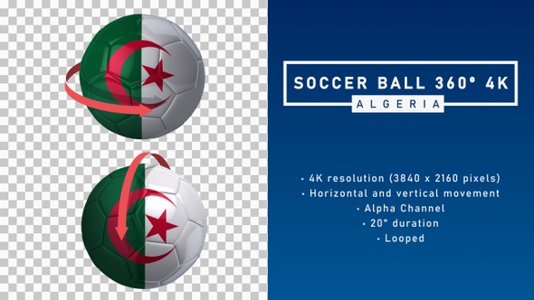 Soccer Ball 360º 4K - Algeria