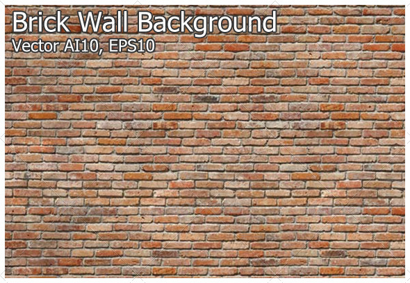 Brick Wall Background - Backgrounds Decorative