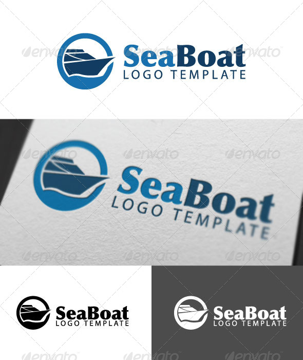 Sea Boat Logo Template - Abstract Logo Templates