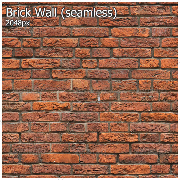 Brick Wall (seamless) - 3Docean 4715685