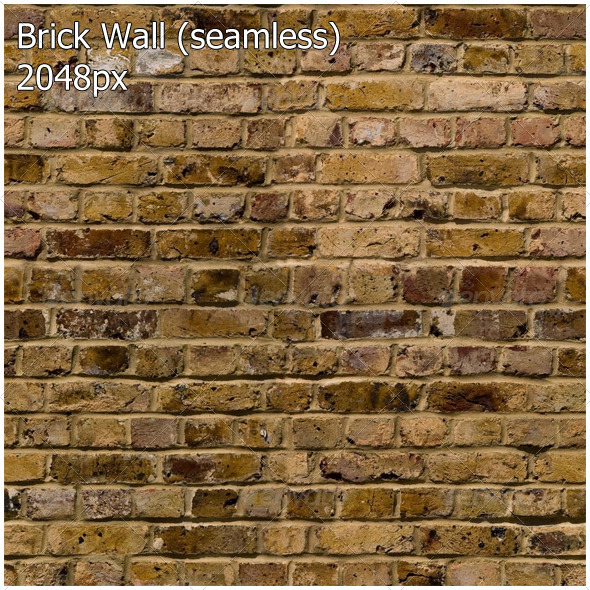 Brick Wall (seamless) - 3Docean 4715815