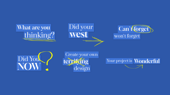 Typewriter Titles Titles template preview