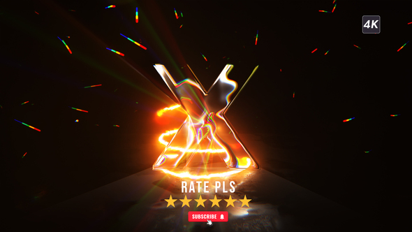 4K Chrome Logo reveal Logo Stings template preview