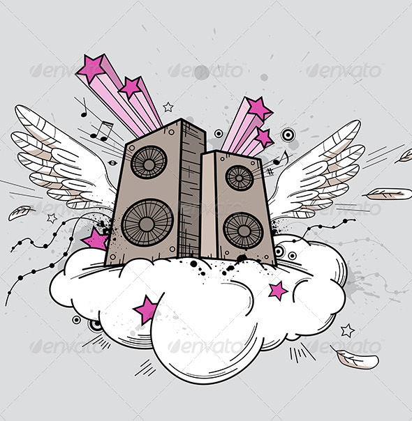 Music Speakers - Abstract Conceptual