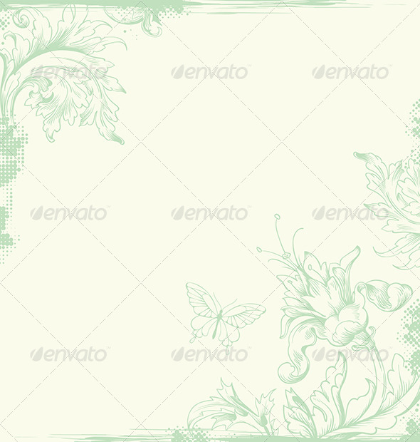 Vintage Card - Backgrounds Decorative