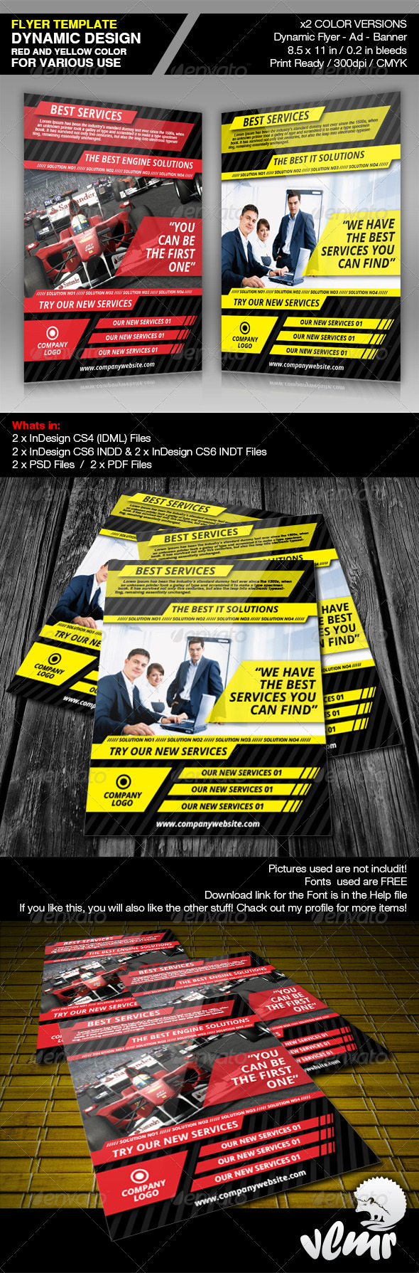Dynamic Flyer Ad Template - Corporate Flyers