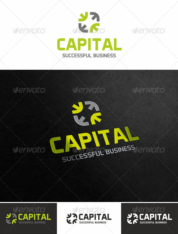 Capital Center Logo - Vector Abstract