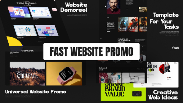Fast Website Promo Product Promo template preview