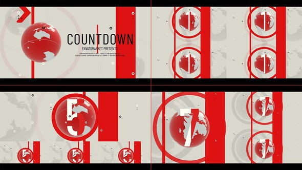 News Countdown Elements template preview