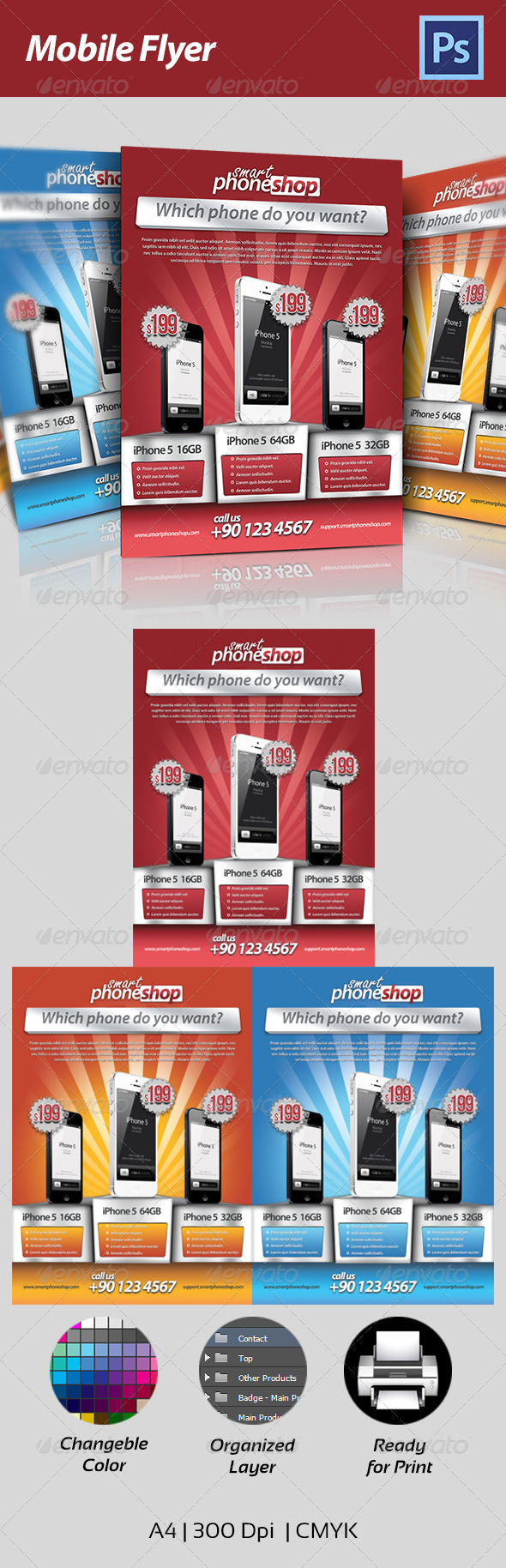 Smart Phone Flyer - Commerce Flyers