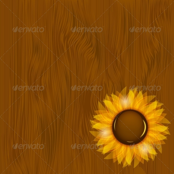 Sunflowers Illustration Background - Backgrounds Decorative