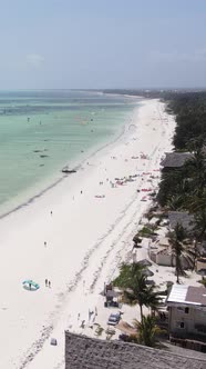Beach on the Coast of Zanzibar Island Tanzania alt