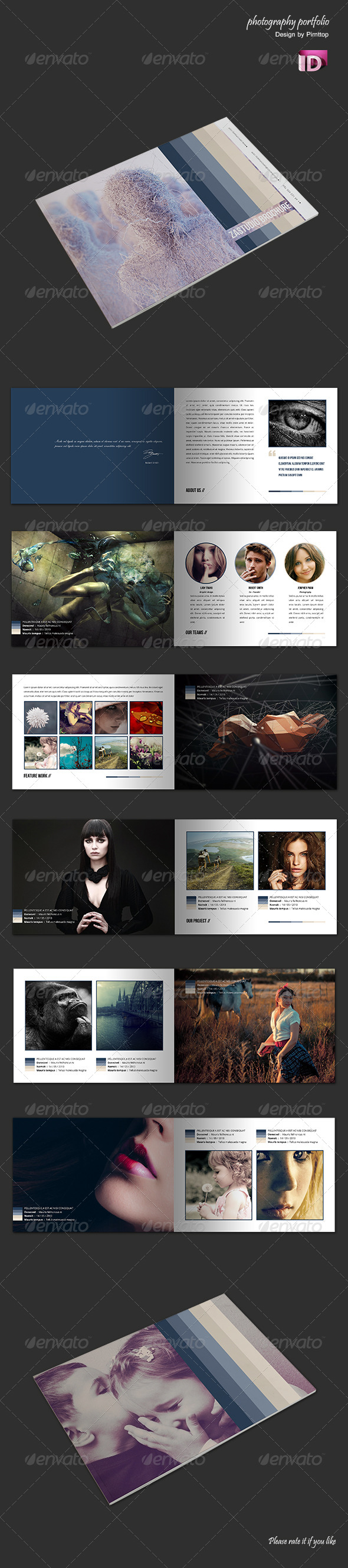Photography Portfolio A5 Brochure - Portfolio Brochures