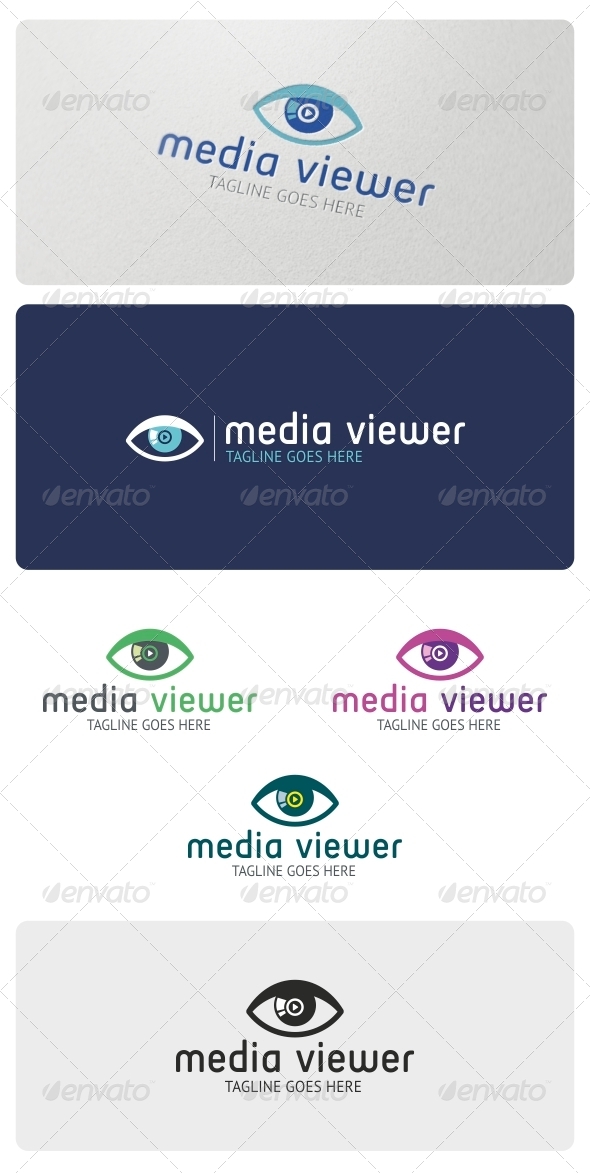 Media Viewer Logo Template - Symbols Logo Templates