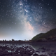 Milky Way Over Mountain River - VideoHive Item for Sale