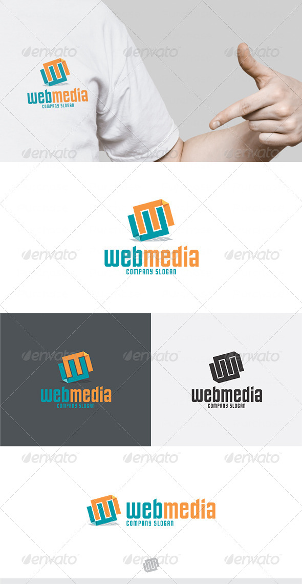 Web Media Logo 2 - Letters Logo Templates