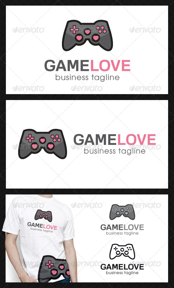 Game Love Logo Template - Symbols Logo Templates
