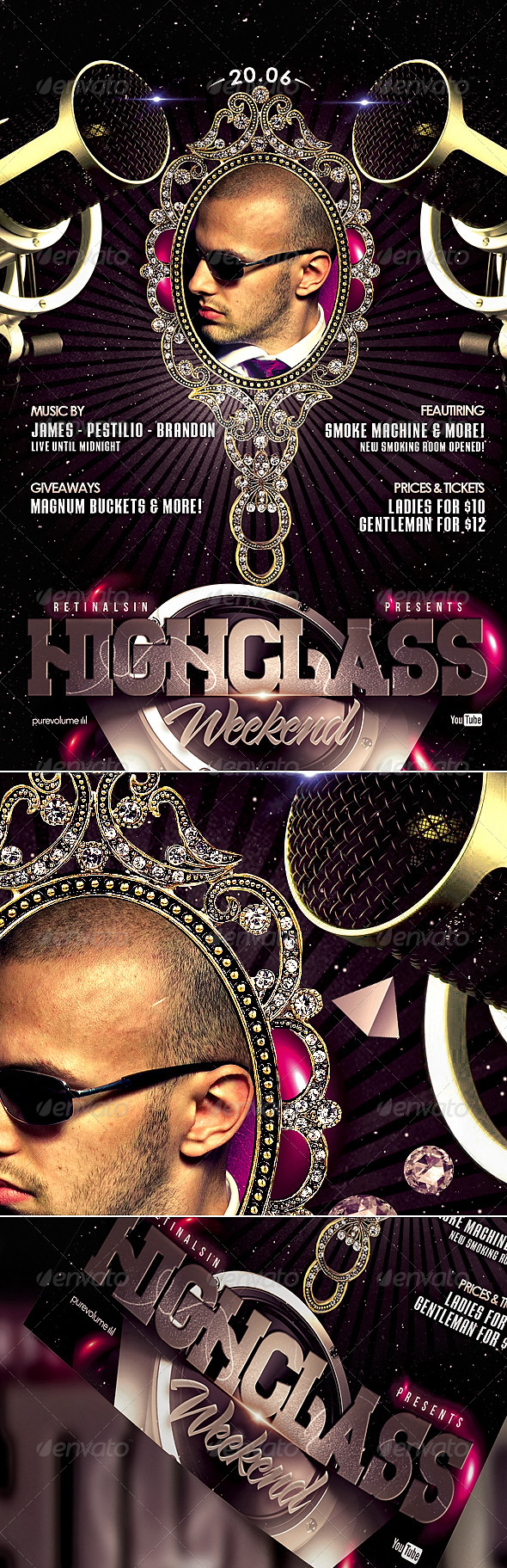 HighClass Weekend Flyer Template - Events Flyers