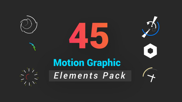 45 Motion Graphic Elements alt