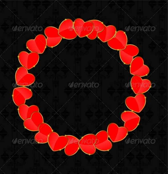 Valentines Day Heart Background - Decorative Symbols Decorative