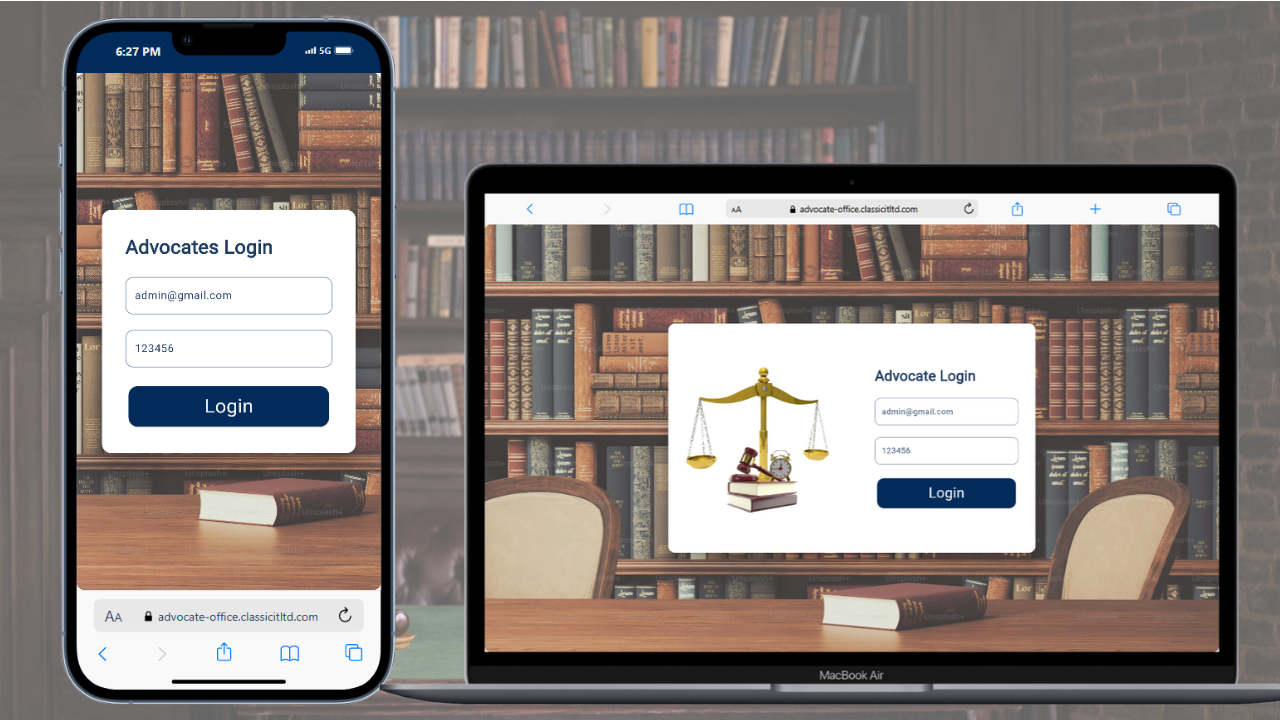 Advocate Office Management & Portfolio UI Kit by C_IT_Solutions_Est