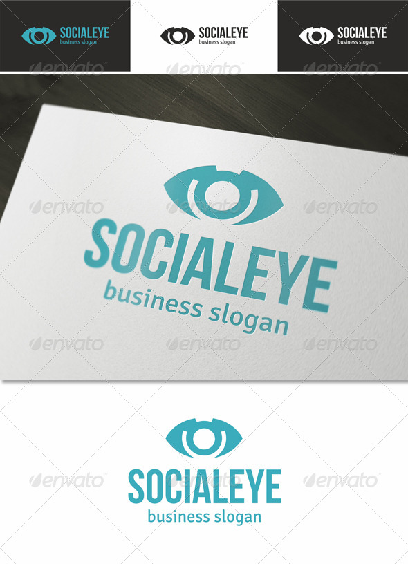 Social Eye Logo - Symbols Logo Templates
