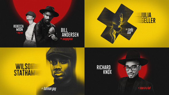 Ink Titles Intro Openers template preview