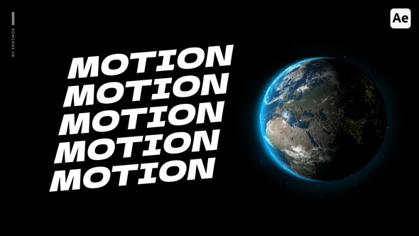 Kinetic Typography | AE Titles template preview