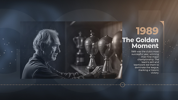 Sport History Team Anniversary Openers template preview