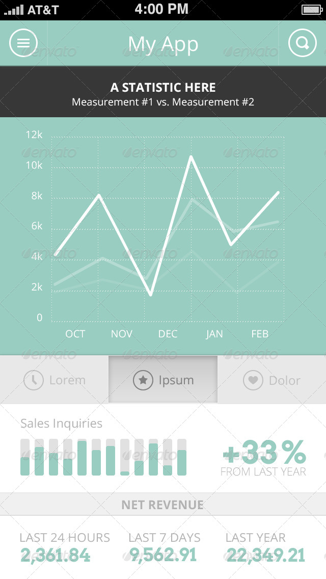 Bootstrap Mobile Phone UI / App, Web Elements | GraphicRiver