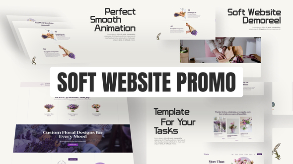 Soft Website Promo Product Promo template preview