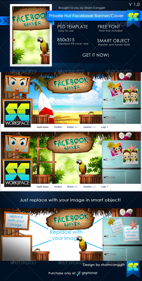 Private Hut Facebook Timeline Covers - Facebook Timeline Covers Social Media
