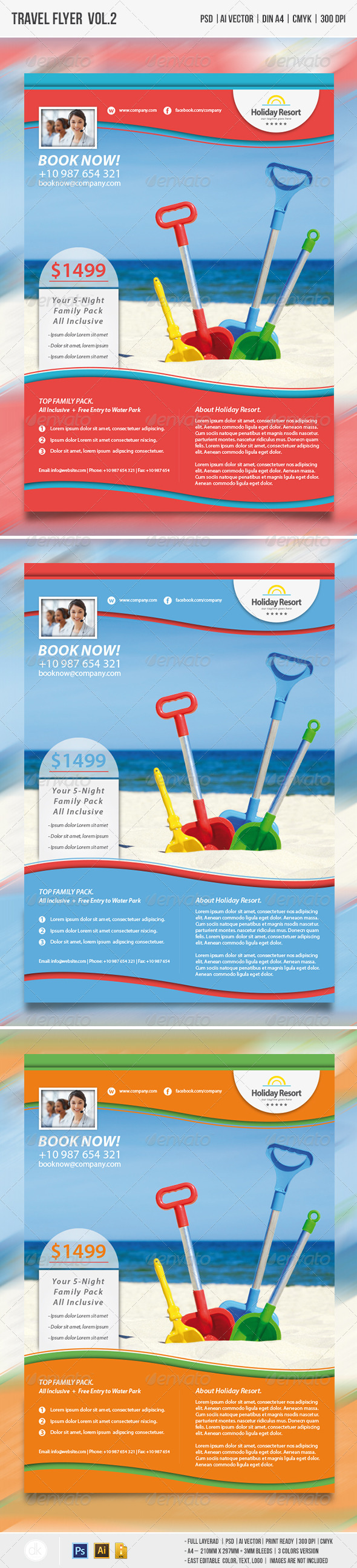 Travel Flyer Vol.2 - Corporate Flyers