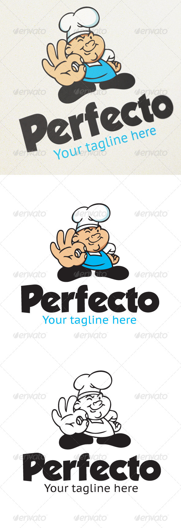 Perfecto - Humans Logo Templates