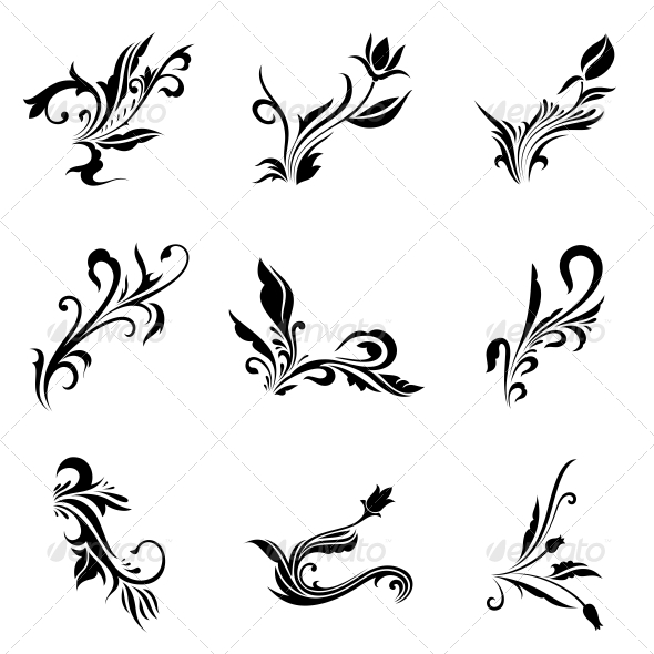 Tribals stock vector. Illustration of pattern, plant, floral - 5208633