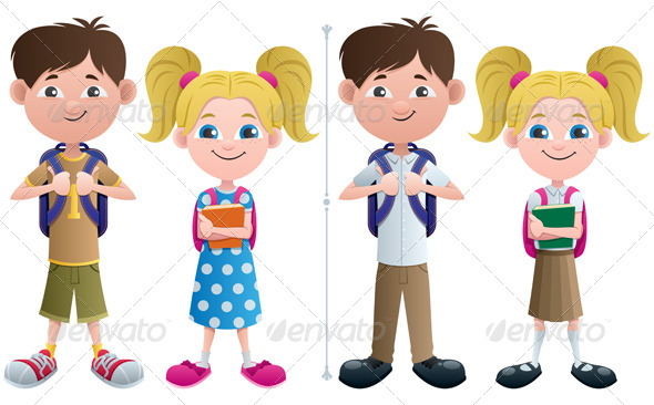 Students - People Characters