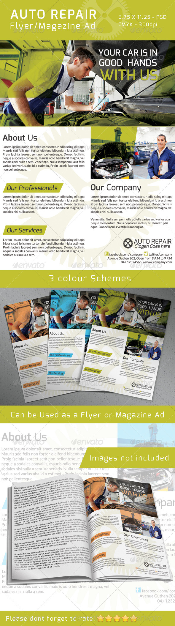 Auto Repair Flyer/ Magazine Ad - Commerce Flyers