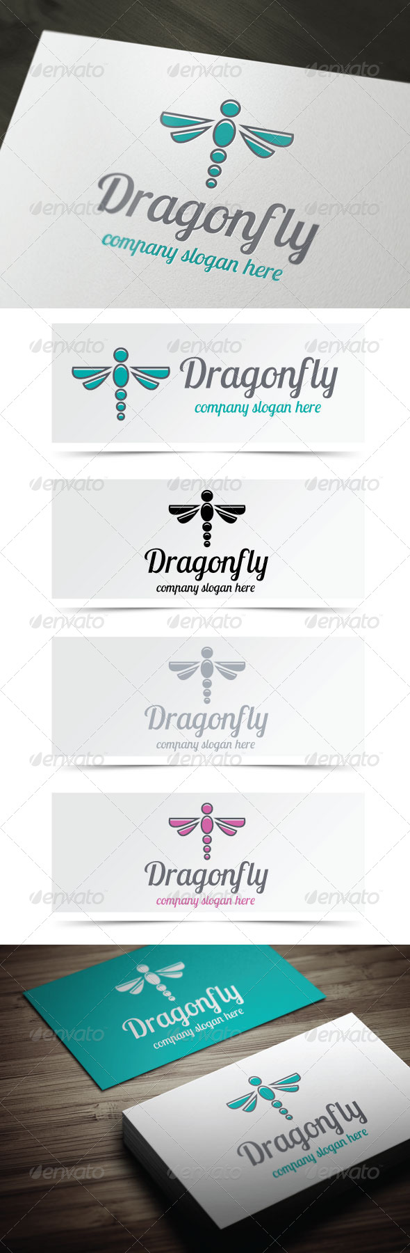Dragonfly - Animals Logo Templates