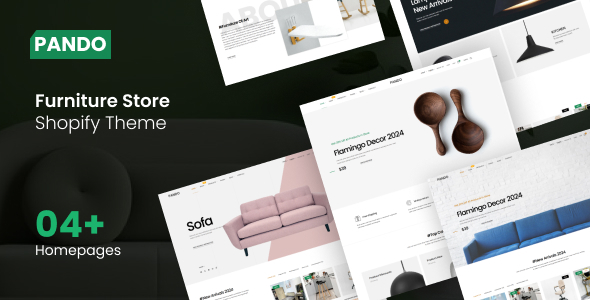 Pando – Furniture & Interiors Store Shopify Theme