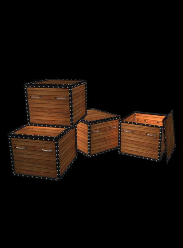 Wood Box - 3Docean 4738365