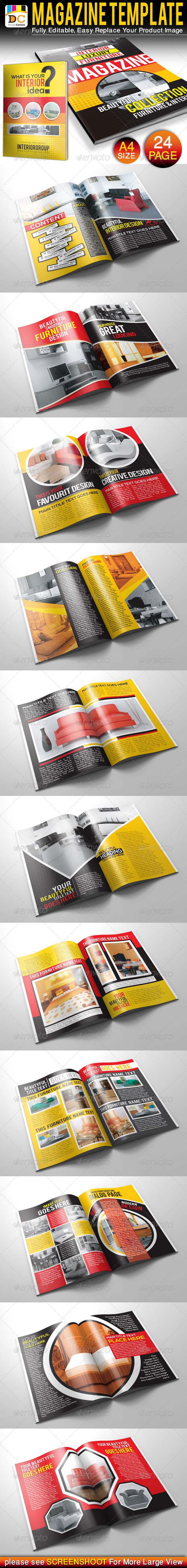 Furniture Design Templates 24 pages furniture & interior magazine templatescontestdesign Furniture Design Templates 24 pages furniture & interior magazine templatescontestdesign