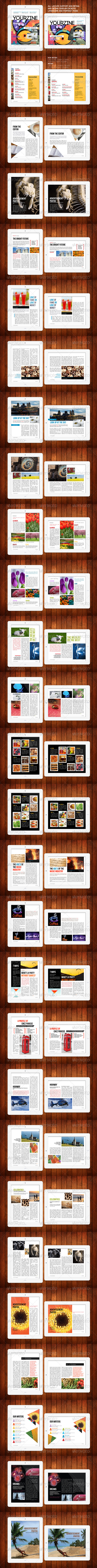 iPad Tablet Magazine Template 28 Pages - Digital Magazines ePublishing