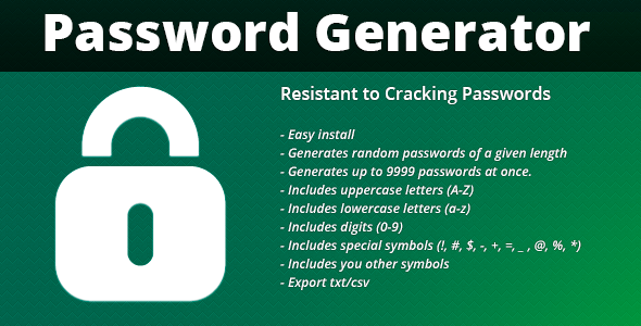 FPG Password and - CodeCanyon 4741527
